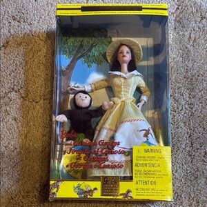 Barbie and Curious George Doll Set